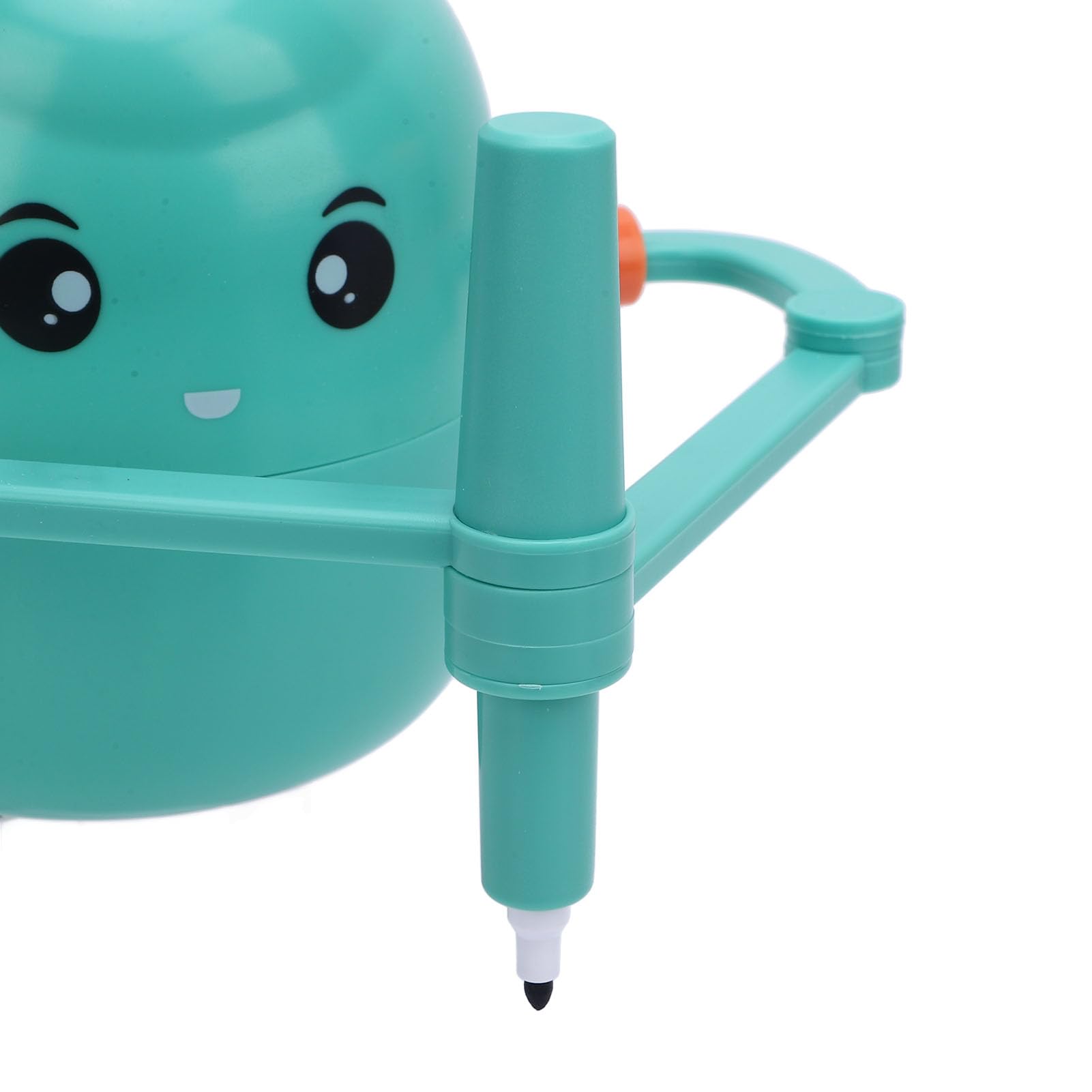 Cocoarm Intelligenter Zeichenroboter, ABS, Automatischer Interaktiver Lern-Zeichenroboter mit 252 Karten, 2 Stiften, 2400 MAh, Eingebauter Batterie, Mal-Lernspielzeug für ab 5 Jahren, Zuhause,