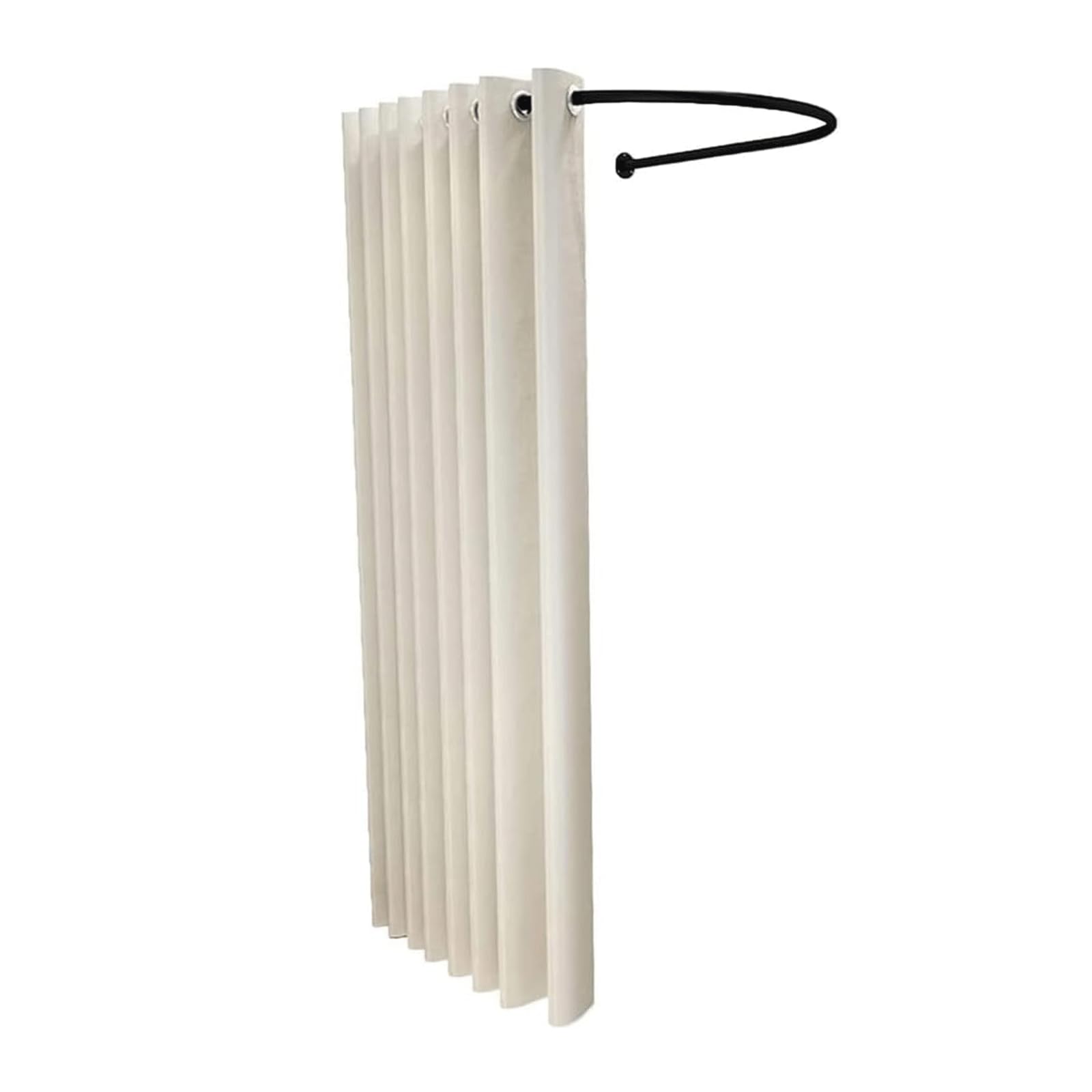 Vestuario Simple Probador Altura 200CM Vestuario en U Vestuario Metálico Vestuario Portátil para Centro Comercial Vestuario Ahorra Espacio
