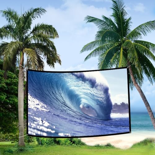 Pantalla de Proyección 4:3 4K HD, Pantalla portátil plegable lavable sin arrugas para cine en casa, presentación en reuniones (60in/4:3) miniatura 3