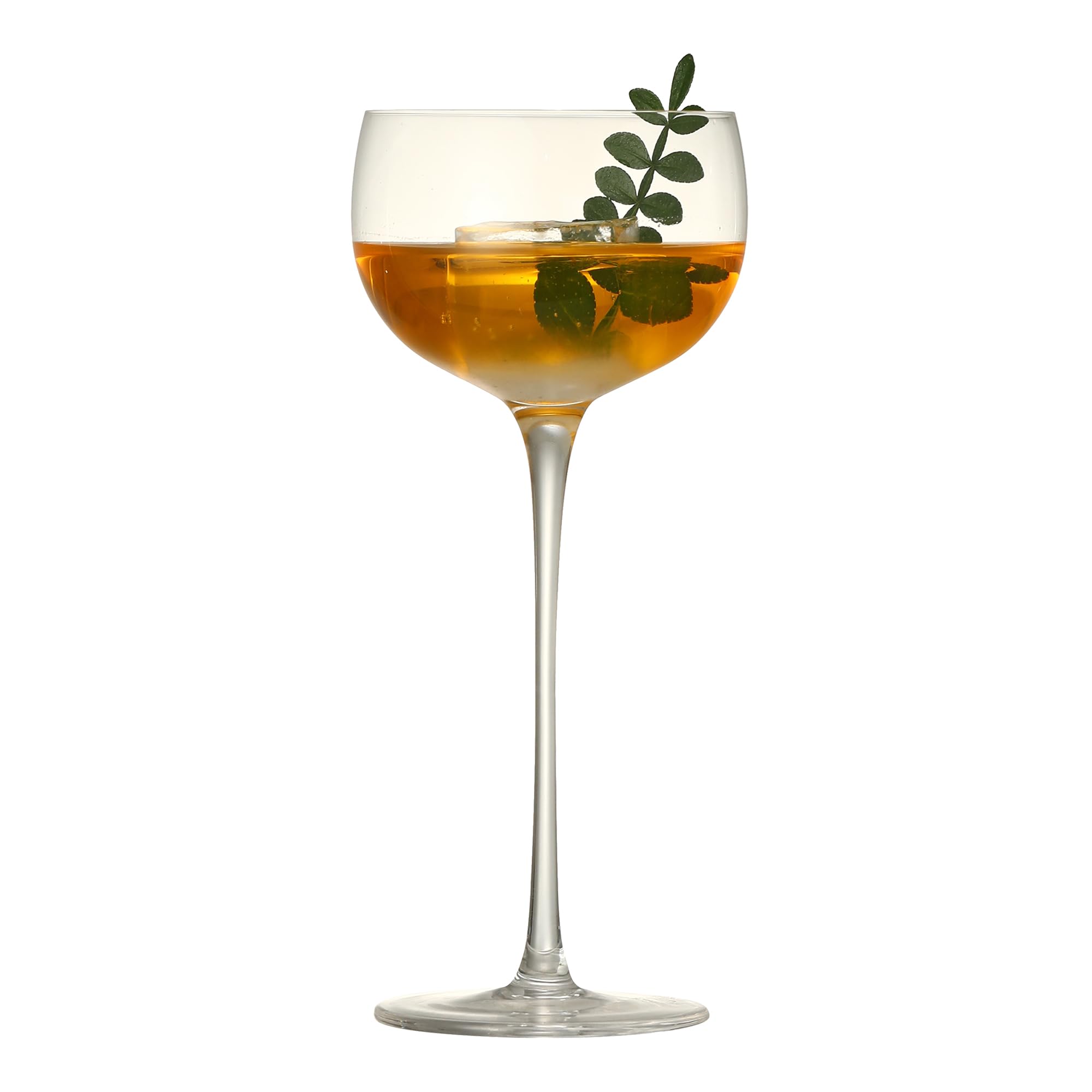 Crystal Cocktail Coupe Gläser, klassisches Design mit Stiel, für Martini, Cosmopolitan, Manhattan