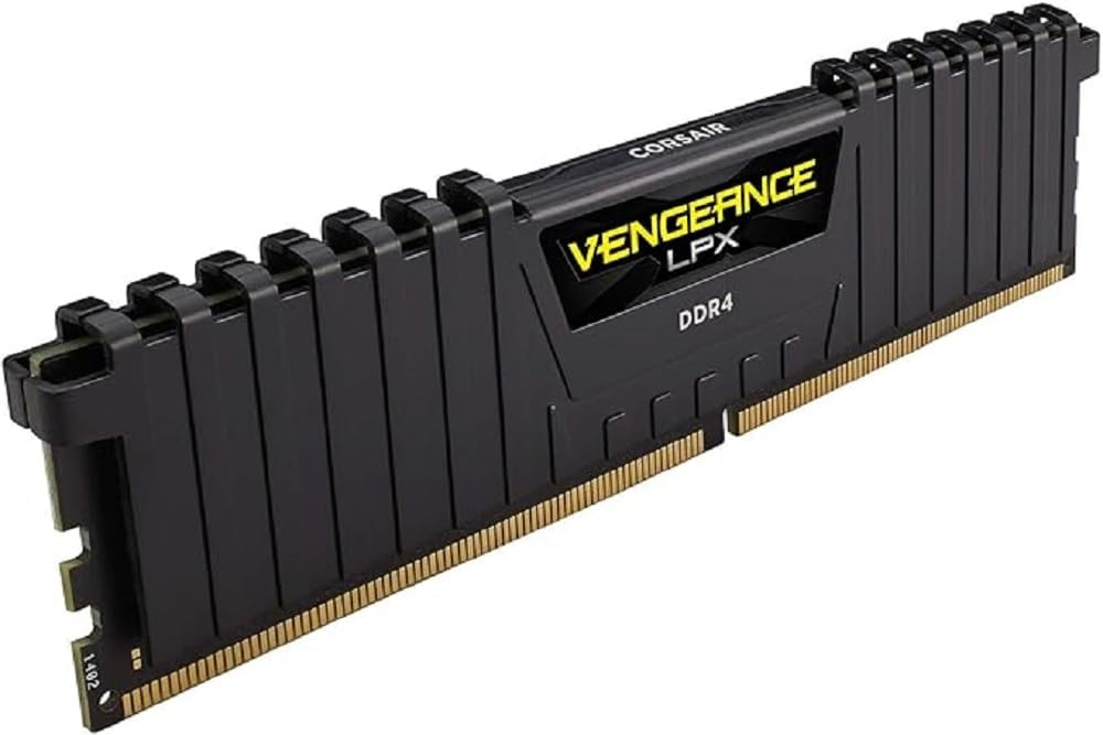 Corsair CMK16GX4M2K4333C19 Vengeance LPX 16 GB (2 x 8 GB) DDR4 4333 MHz C19 XMP 2.0 High Performance Desktop Memory Kit with Airflow Fan, Black