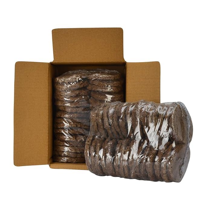 Image of Ambika Puja Ghar Pure & Original Desi Cow Dung Cake for Havan Puja Yagya | 100% Natural Organic Gobar Upla | Holy Cow Dung Cakes for Agnihotra, Homam, Religious Ceremonies (3 INCH BROWN, 120 Pieces)