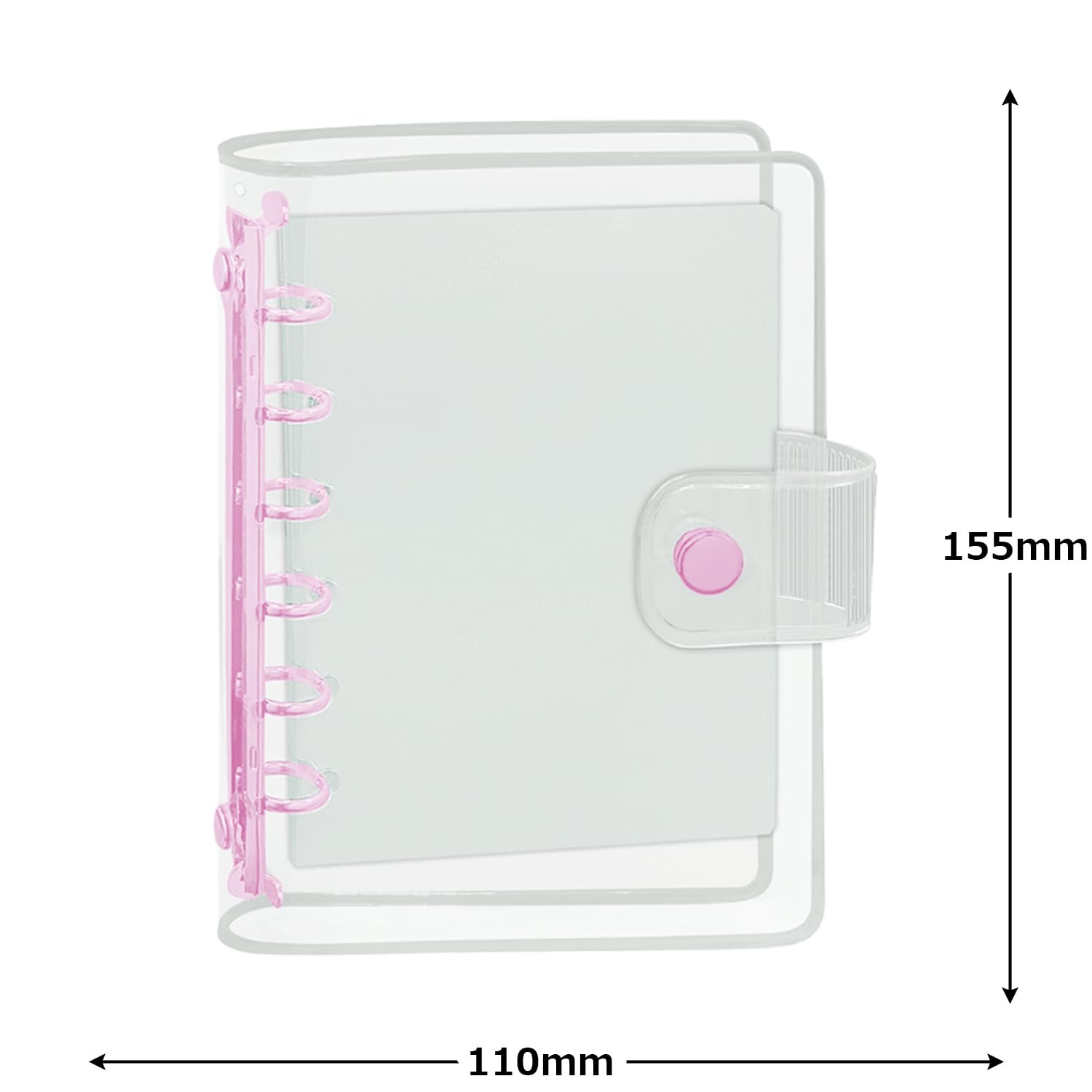 Amazon.co.jp: Camio Japan Seal Binder Clear Seal Binder Pink
