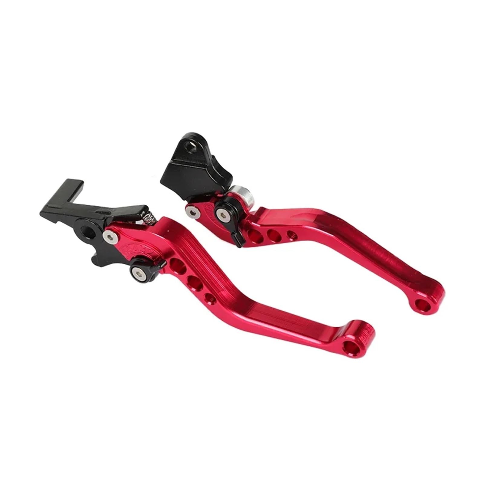 Twixral Motorbike Brake Levers Universal 22mm 7/8" CNC Clutch Brake Handle Lever for Most Motorcycle for Scooter(Red-a)