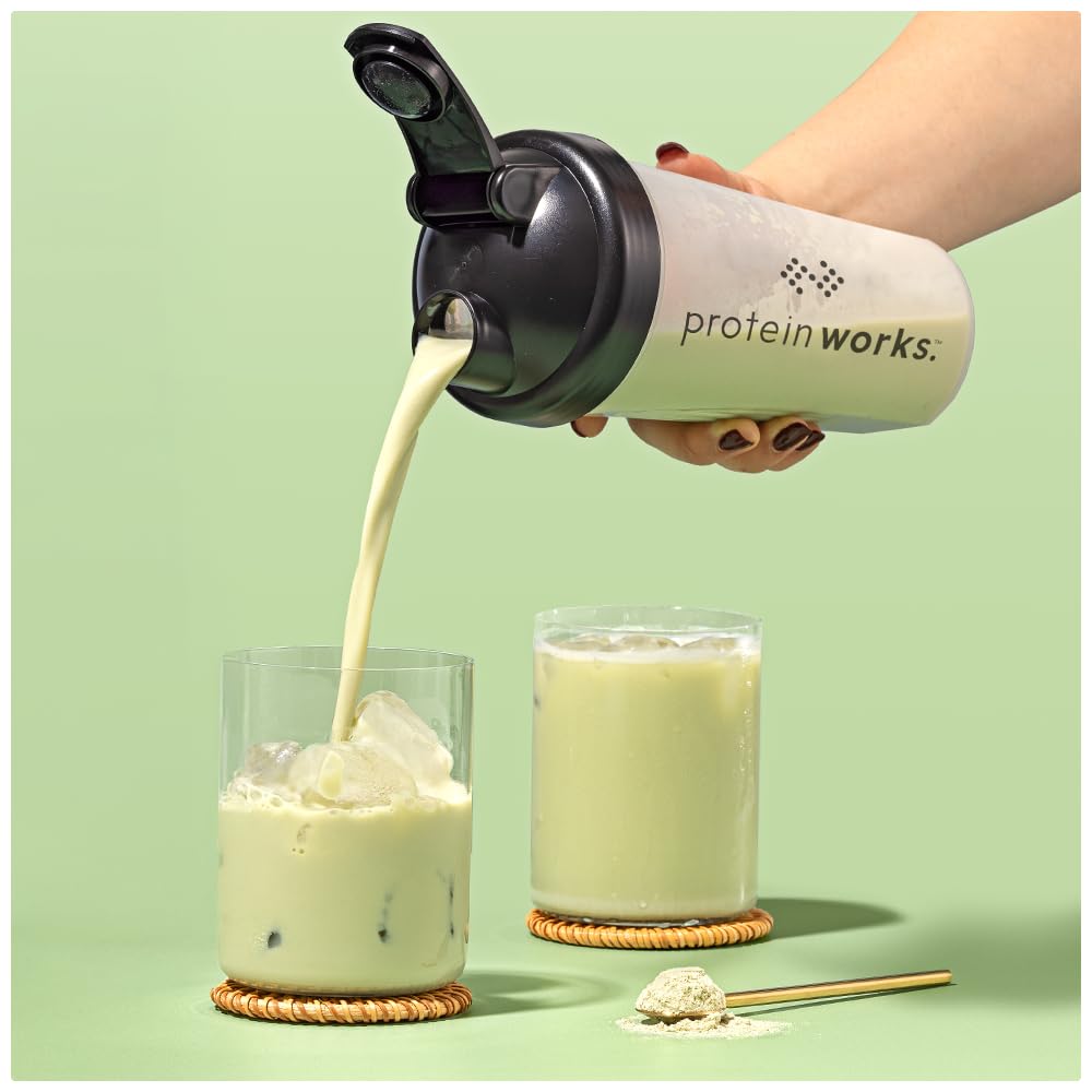 Protein Works | Iced Protein Matcha Latte - Gold, 33 Portions, 1kg