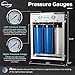 iSpring CRO1000 4-Stage Tankless Commercial Reverse Osmosis Water Filtration System, for House, Restaurant, Small Business, and Light Industrial Use,1000 GPD High Flow, Upgraded Size Filters