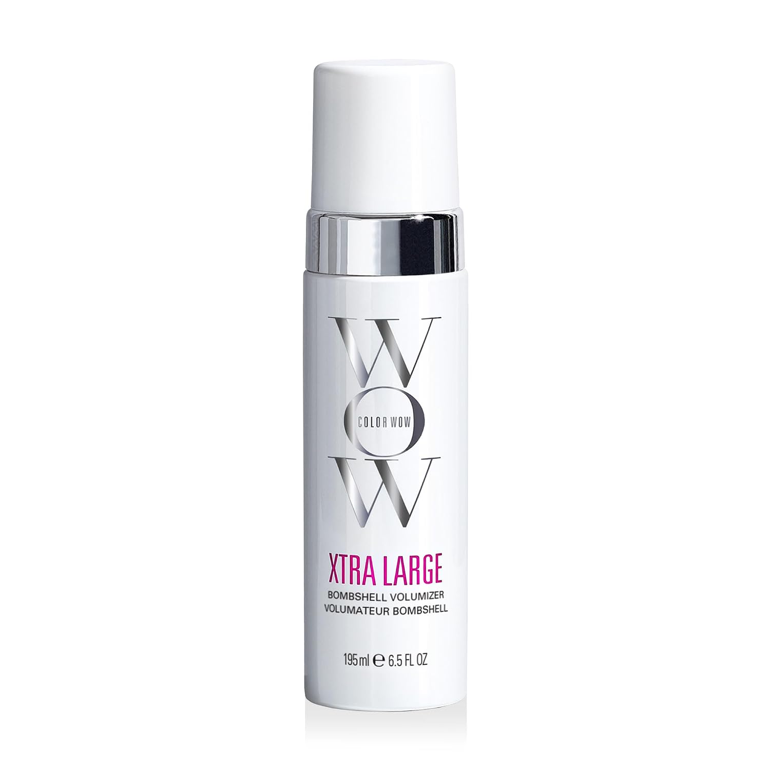 COLOR WOW Xtra Large Volumizer, 195 mL / 6.5 fl oz bottle, hair styling mousse packaging