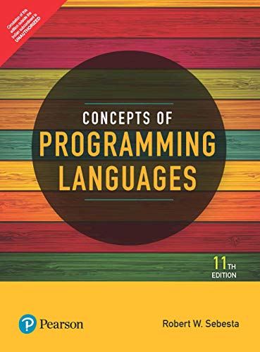 Concepts of Programming Languages, 11th edition 9353438896 Book Cover