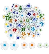 PandaHall - 10 Fili Di Perline Rotonde In Vetro Millefiori Fatte A