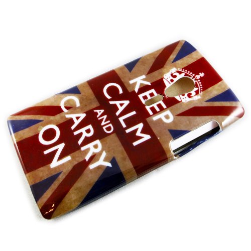 thematys Coque de Protection en Silicone TPU pour Sony Xperia ION LT28i Motif Calm and Carry on