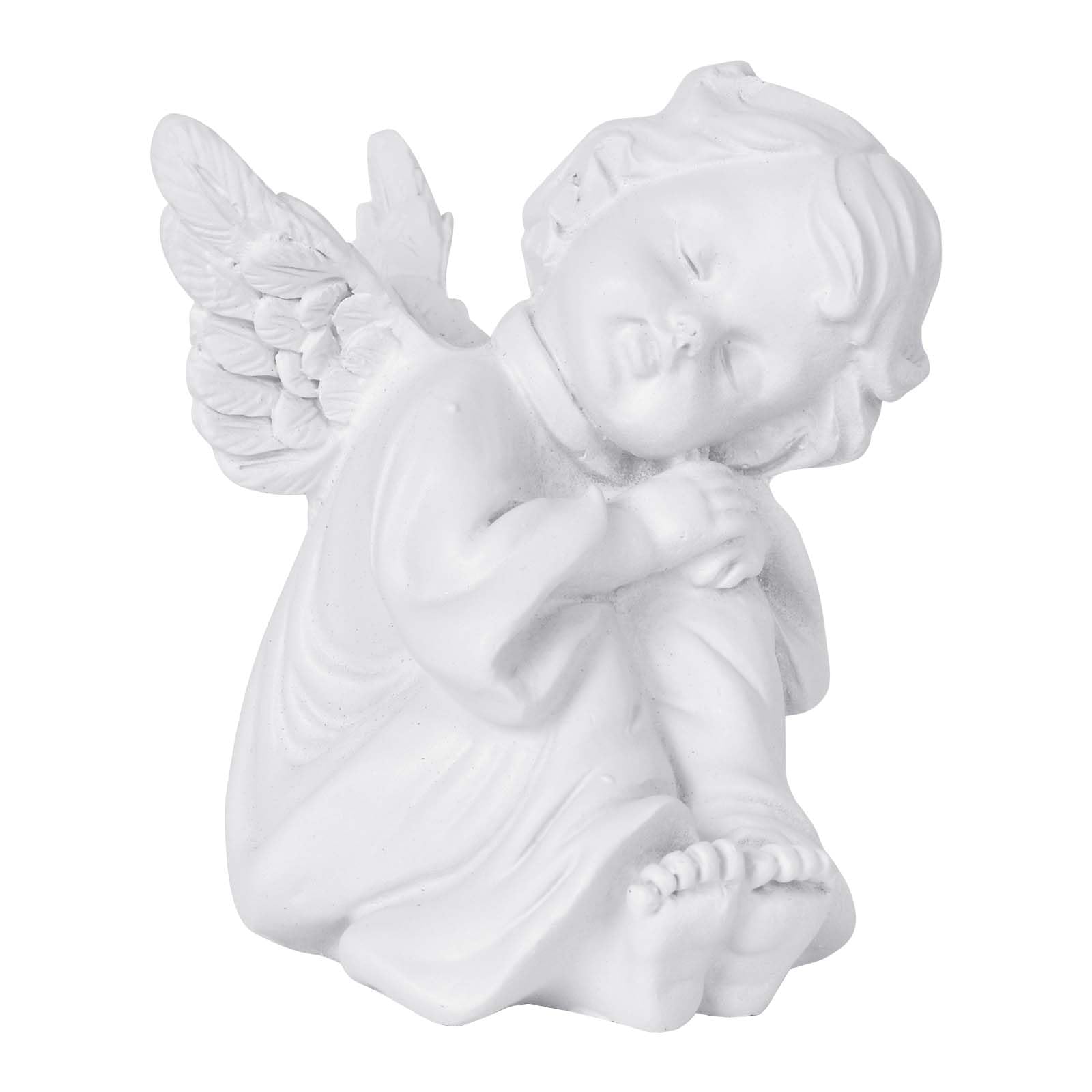 Cherubs Angels Figure, Decorative Angel Figure, Raised to Heaven Cherub Figurine, Small Sleeping Angel Statues, Adorable Angel Sculpture, Angel Fairy Figures, for Patio, Lawn, Garden Ornaments Decor