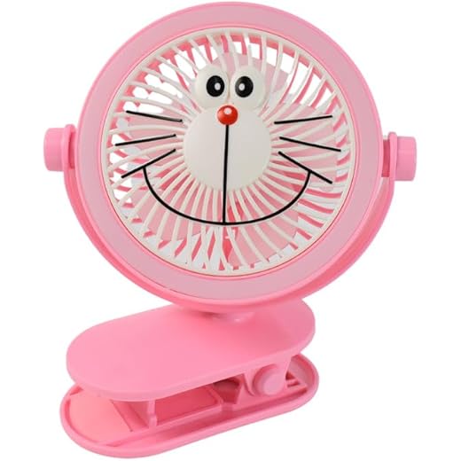 Myronyx USB Portable Mini Desk Fan with Light Personal Table