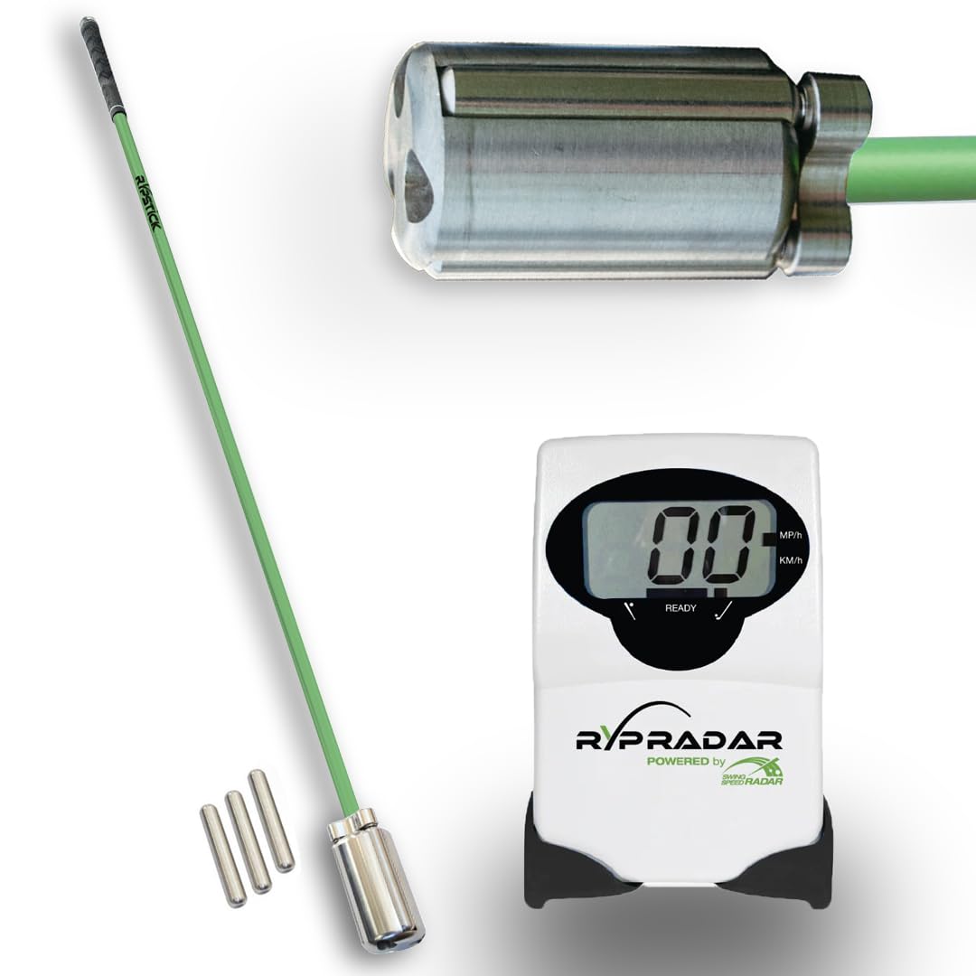 Rypstick Training Package | Speed Training Aid & RypRadar 2.0 | Golf Warmup Device