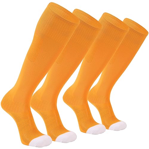 SPST Baseball Socks, Soccer Softball Socks for Youth & Adult 2 Pack, Multi-sport Tube Socks