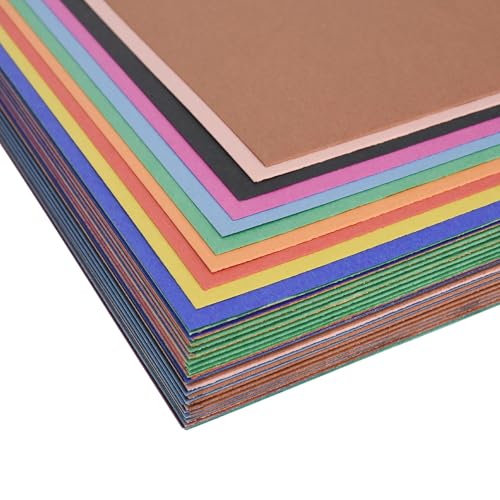 Image of School Smart Railroad Poster Board Paper, 22 x 28 Inches, 4-Ply, Assorted Colors, Pack of 25