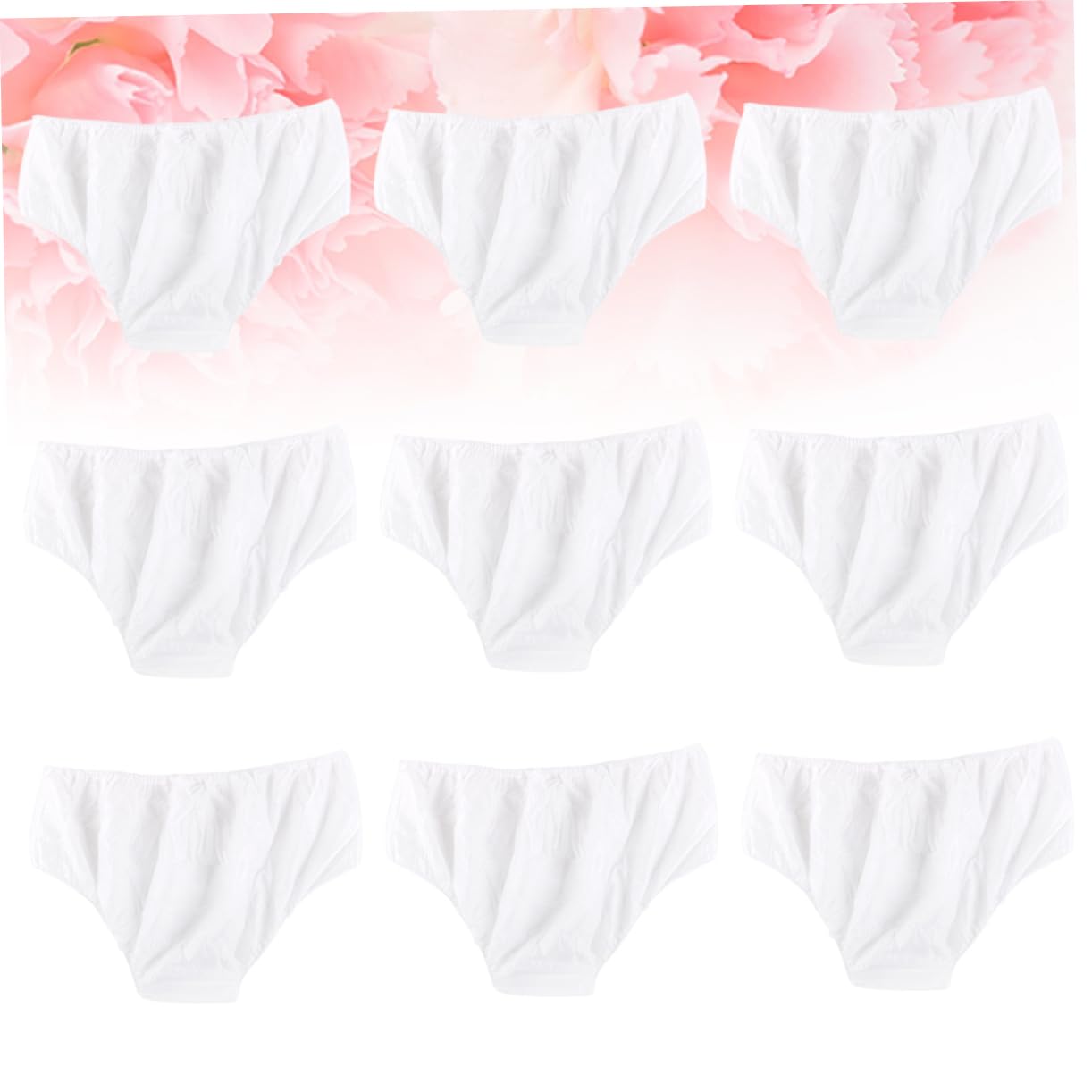 Bragas Desechables para Mujer 100 Unidades, Tejido No Tejido, Color Blanco
