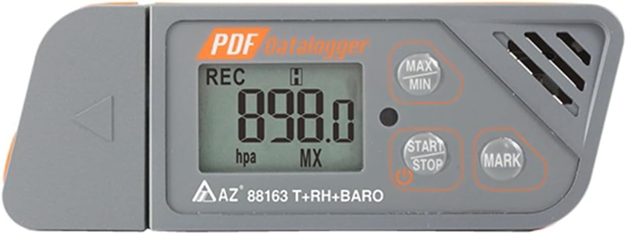 AZ88163 Temperate Humidity Barometric Pressure Data Logger Temp. RH Baro. USB Data Logger AZ-88163