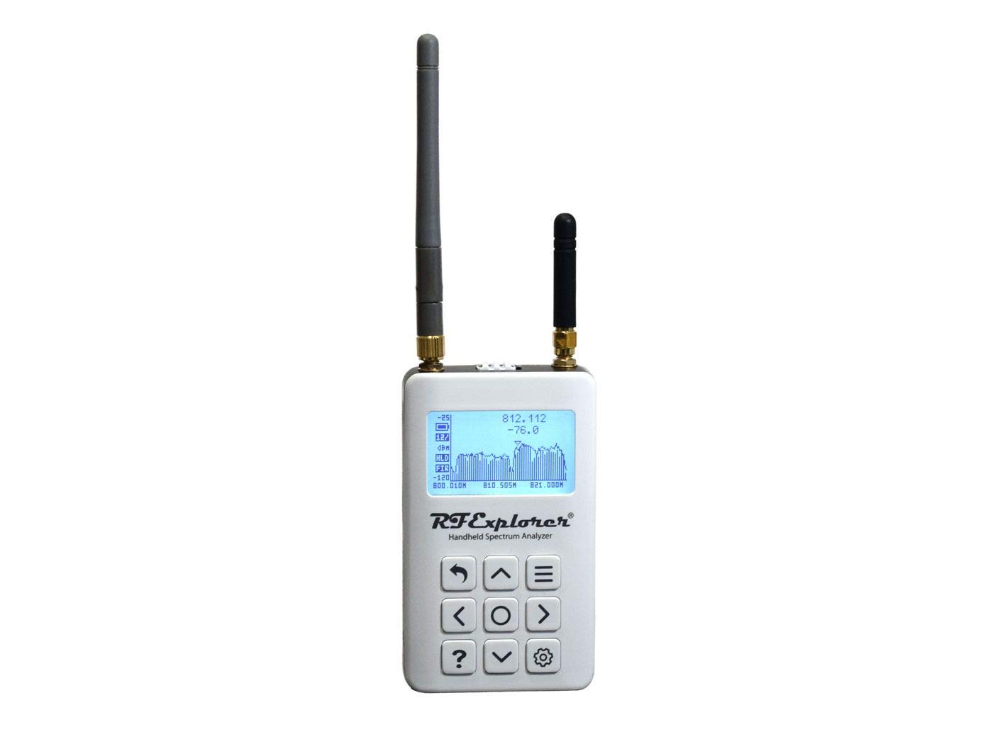RF Explorer Spectrum Analyzer ISM Combo Plus – Slim, LATNEX Aluminium-Tragekoffer, tragbarer Spektrumanalysator für Amateurfunk, drahtlose Geräte, WLAN