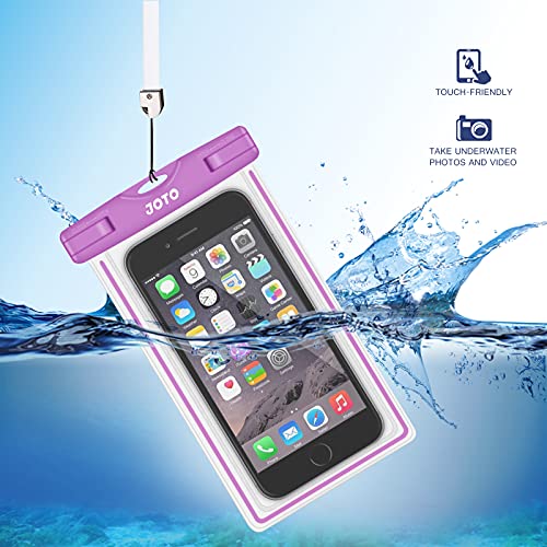 Image of JOTO Cellphone Dry Bag Waterproof Case for Up to 6.0-inch Diagonal Phones (Purple)