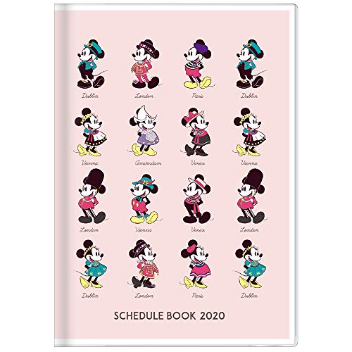 最安値 サンスター文具 年 手帳 ミッキー ミニー B6 片側1週間 ノート ディズニーの価格比較