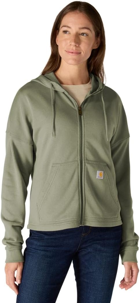 Carhartt Women's TENCEL Fiber Series Loose Fit Full-Zip Sweatshirt