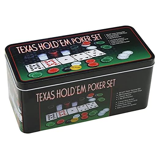 Explorando el Fascinante Mundo de los Juegos y Juegos de Mesa 3 ISDI Set de póker Caja de Metal, 200 fichas de póker, 2 Cubiertas, botón de repartidor, ciega pequeña, Gran ciega, tapete de Juego