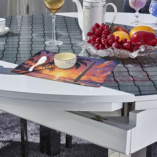 Sets de table cuisine en toile lavables et résistants - 5