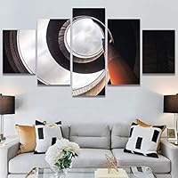 SIGNWIN 5 Panel Canvas Wall Art Solid Structures for Home Decorations Ready to Hang - 60