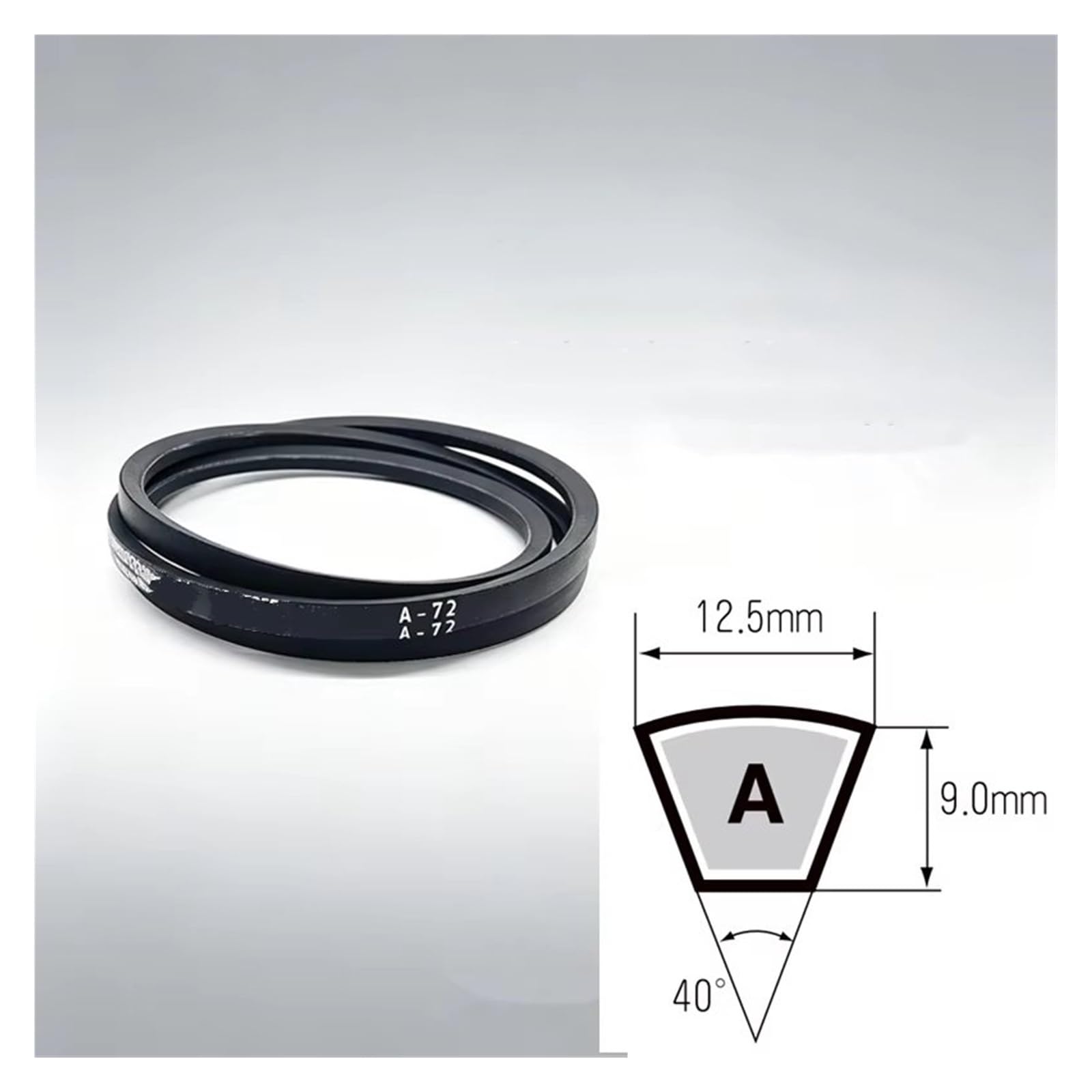 Antriebsriemen Keilriemen A-74 A-75 A-76 A-77 A-78 | Eigenschaften: Ölbeständig, biegefest und verfügt über hohe antistatische Eigenschaften.(5pcs,A-75)