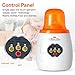NCVI Baby Bottle Warmer by Maxx Elite Fast Breast Milk Warmer Baby Food Heater with LCD Display Accurate Temperature Control, Constant Mode, Fit All Baby Bottles(Orange)