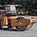Gemini&Genius Road Roller Truck Toy for Kids, 1/50 Large Grader Construction Vehicle Road Planer Vehicle Toy, Asphalt Drum Compactor Alloy Model Toy Collection, Play or Display for Kids