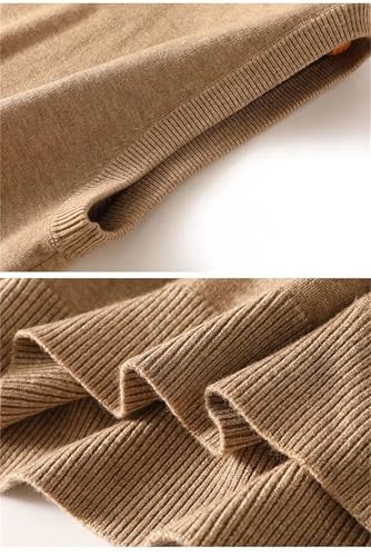 Jegsnoe Men Knitted Sweater Vest Casual V-Neck Sleeveless Pullover Sweaters3