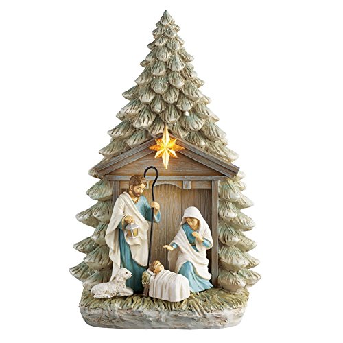 Holy Family Tree Nativity Figurine