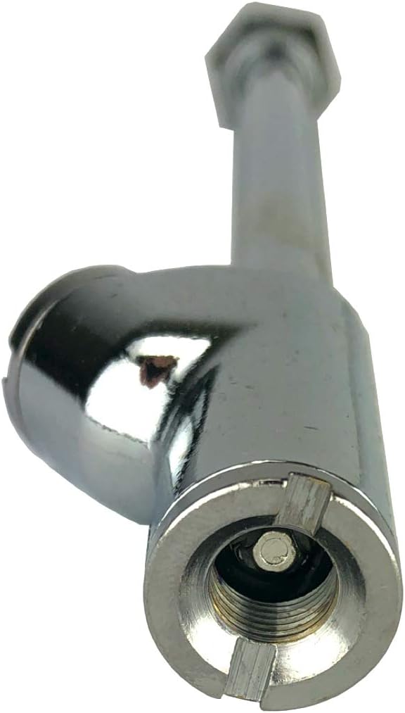 Haltec CH-330-LO Chrome Dual Foot Lock On Air Chuck 1/4" NPT Reverse Angle