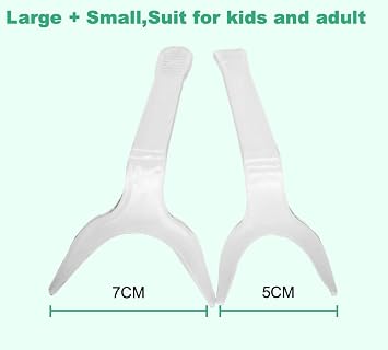 10Pcs Dental Clear Photography Cheek Lip Retractor Double Head Intraoral Mouth Opener