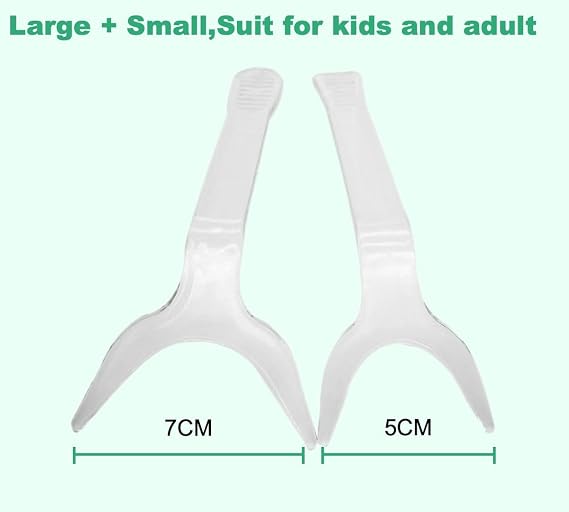10Pcs Dental Clear Photography Cheek Lip Retractor Double Head Intraoral Mouth Opener