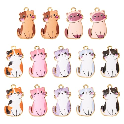 Cheriswelry 14 Lbg^y_g 킢LGi _O`[ Aj}nOI[ig 24x15mm DIYNtguXbglbNXCOL[`F[WG[p, GiB, ΂Ȃ