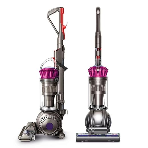 Dyson Ball Origin Multi Floor Upright Vacuum, HEPA Filter, Bagless, 270AW Suction,Telescopic Handle,Self-Adjusting Cleaner Brushes, Fuchsia/Iron with Mousepad