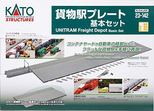 Kato 23-142 Unitram Freight Depot con vías integradas para carga escala N 2