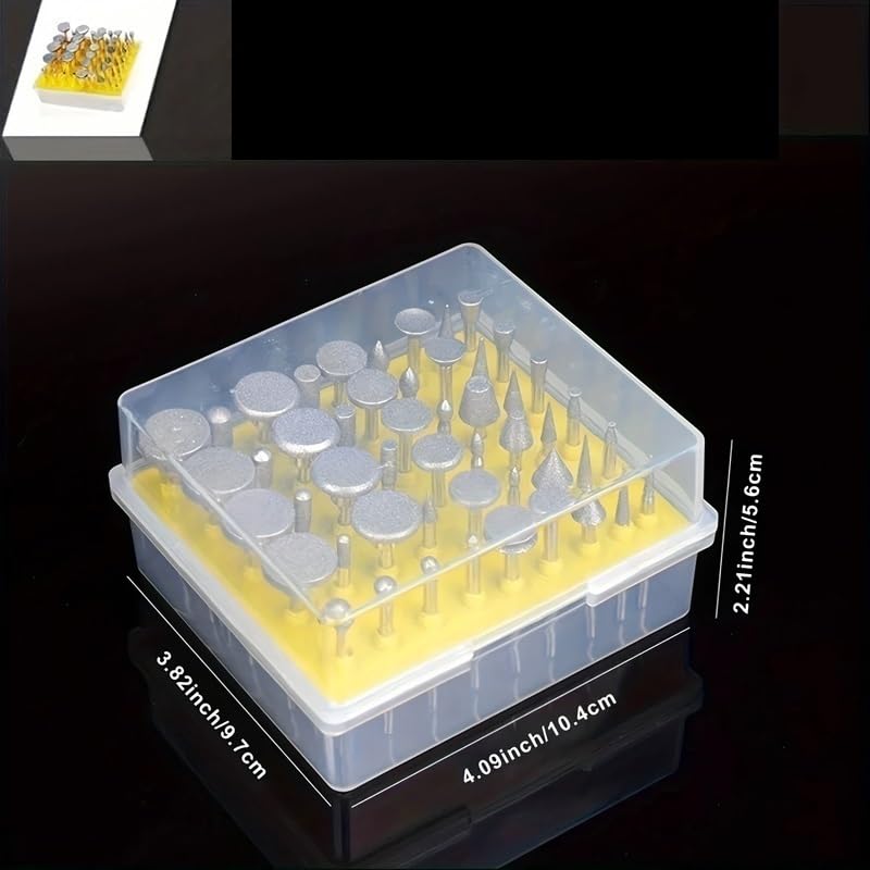 Set di 20/50 frese diamantate da 3,17 mm con gambo 1/8'' for utensili rotanti abrasivi, smerigliatrici, set smeriglio wanglan(20pcs Brazed Set 6mm)