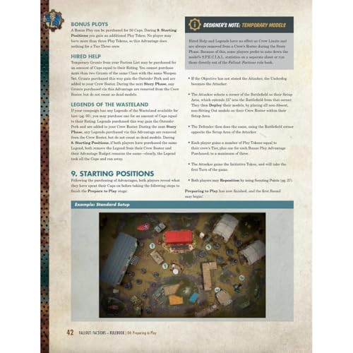 Fallout: Factions - Core Rulebook Modiphius RPG miniatura 3