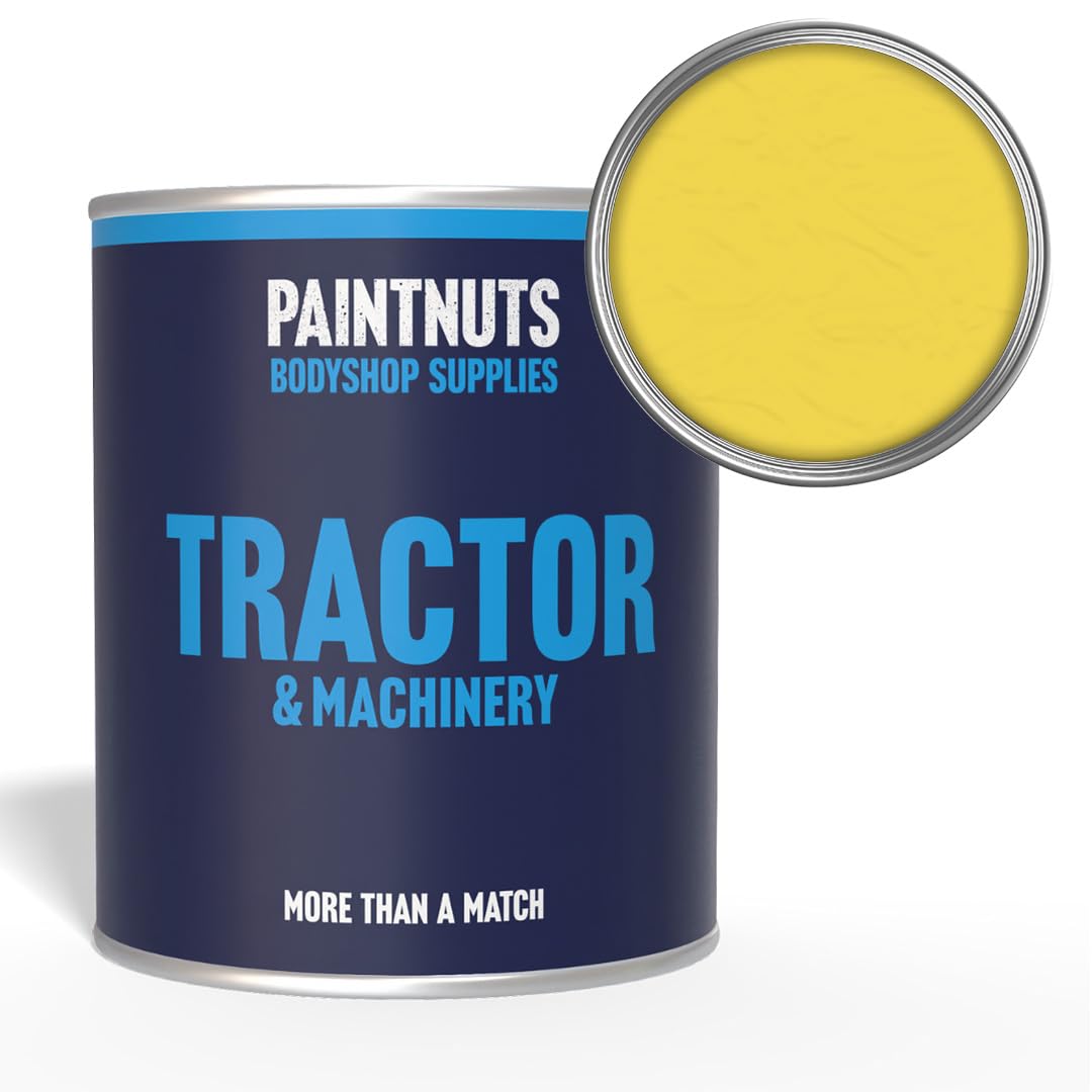 Paintnuts Komatsu Yellow Tractor & Machinery Paint Suitable For (Bms1446) - 1 Litre Tin