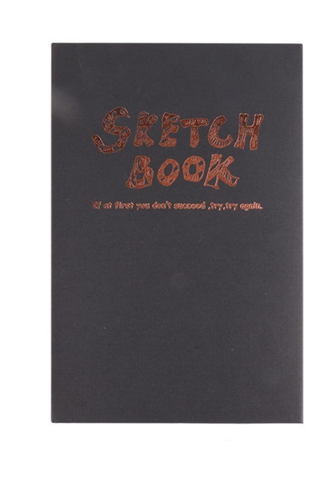 A4 / A5. Skizzenbuch Notizblock for Künstler Skizze Zeichnung Design, 120Sheet Vintage Skizze Buch Tagebuch Zeichnung Notebook Geschenk (Color : A5black)