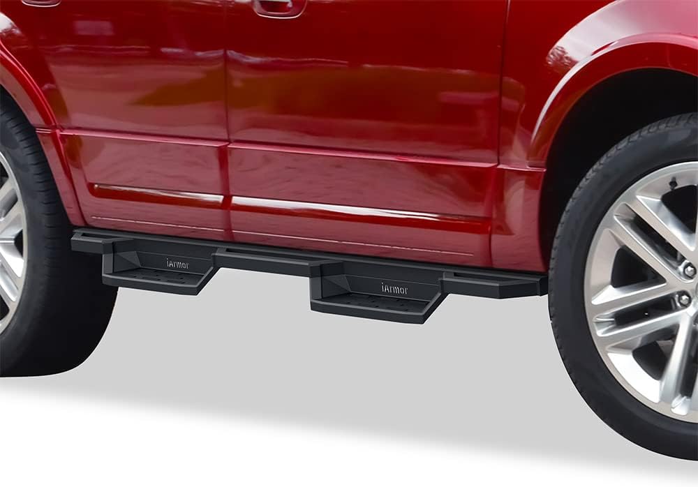 APS Stainless Steel Pocket Steps Running Boards Side Bars Compatible with Ford Expedition 2003-2017 (Exclude EL Model) (Not Fit Funkmaster Flex Edition)