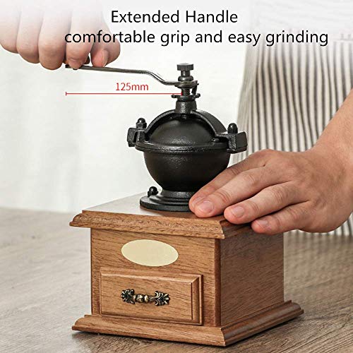 Handleiding reizen koffiezetapparaat Hand Shake Grinder Koffieboon Slijpen Retro Huishoudelijke Handmatige Koffie Gr (Crusher) - Image 4