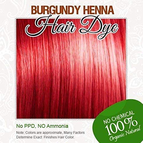 Buy Organic Henna Hair Burgundy Henna 100 Organic And Chemical Free