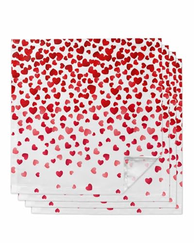 Servilletas de Tela Rojas 20x20 Pulgadas Pack x4 miniatura 1