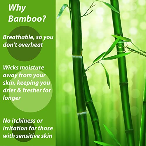 Bamboo Low Cut Running Socks for Women, Eczema Socks, Sports, Moisture Wicking, Lightweight, Size 5-10, Pack of 6 Pairs3