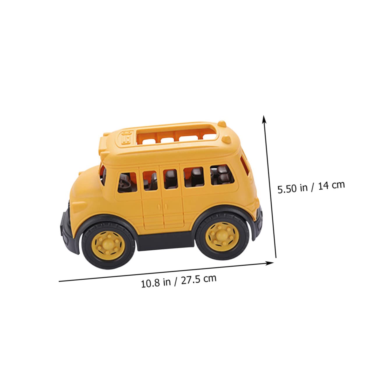 Autobus Scolastico Creativo Per Ragazzo Ragazza Giocattolo Cognitivo Di Veicolo Stimola La Coordinazione Occhio-mano Gioco Senza Batteria Per Ragazzi e Ragazze