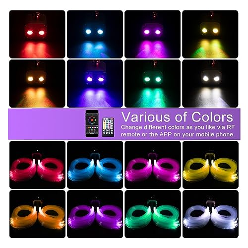 Techo de cielo estrellado 20W con control de música y luces RGBW rítmicas para coche 4
